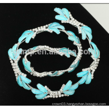 Hot sale new fashion rhinestone resin trimming